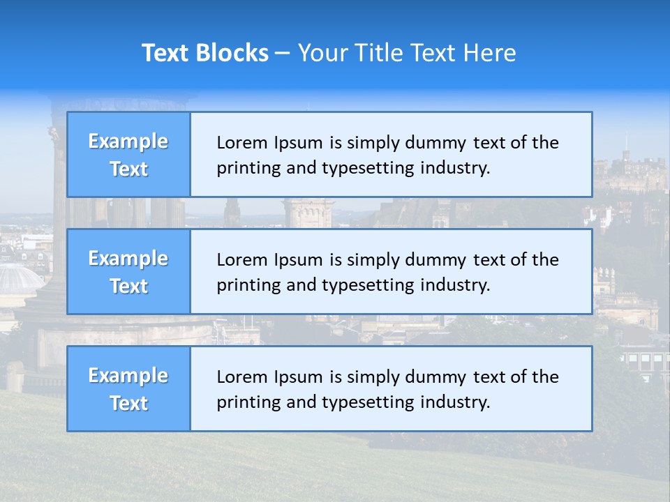 Urban Tourist Culture PowerPoint Template