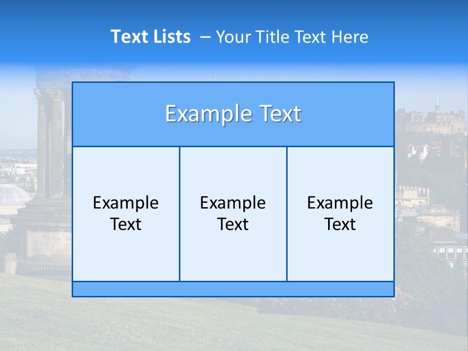 Urban Tourist Culture PowerPoint Template