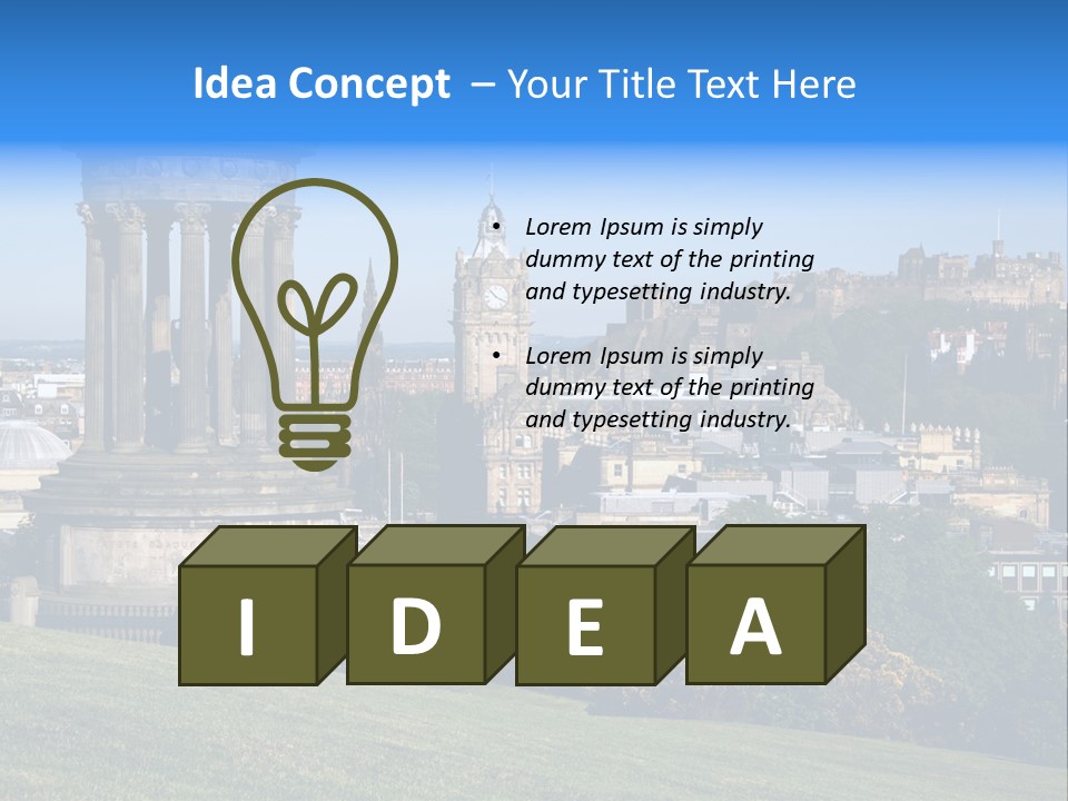 Urban Tourist Culture PowerPoint Template