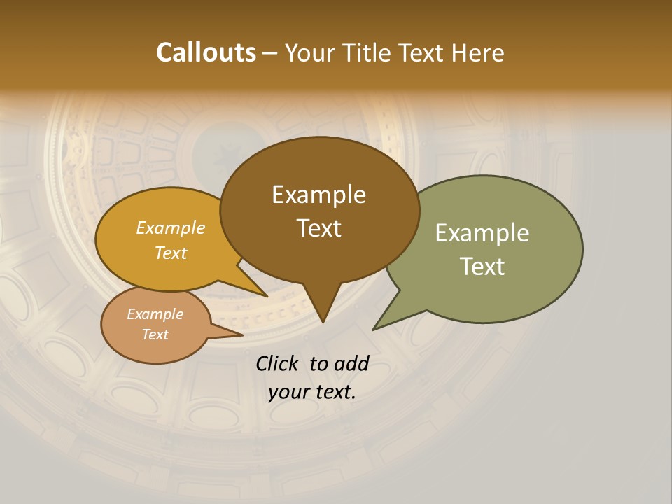 Star Texas Capitol PowerPoint Template