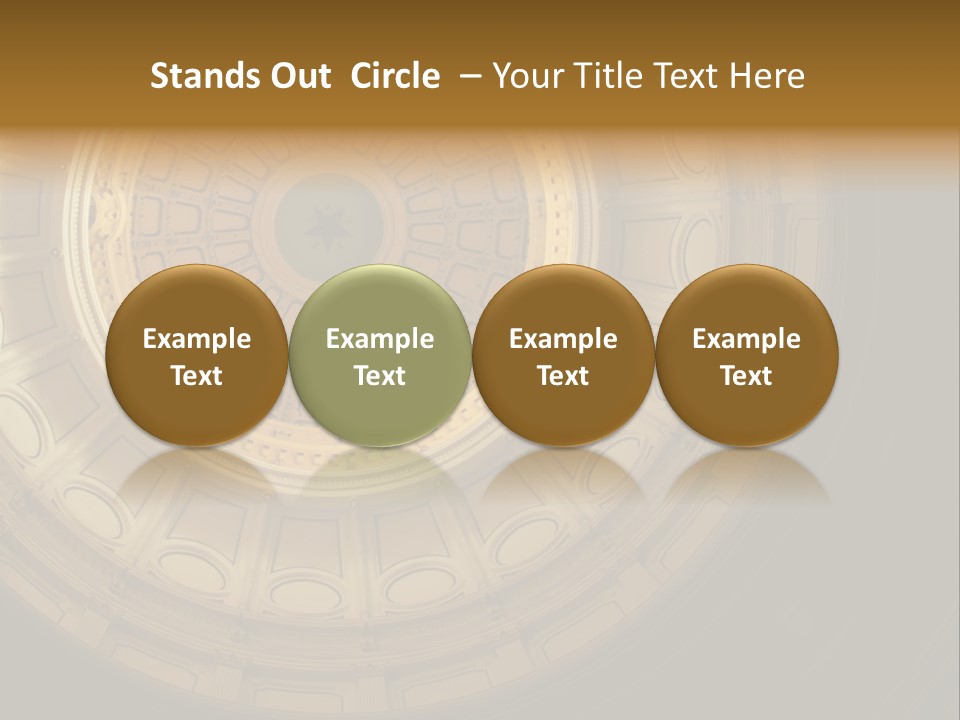 Star Texas Capitol PowerPoint Template