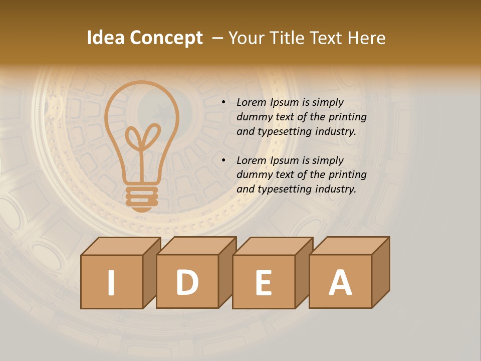 Star Texas Capitol PowerPoint Template