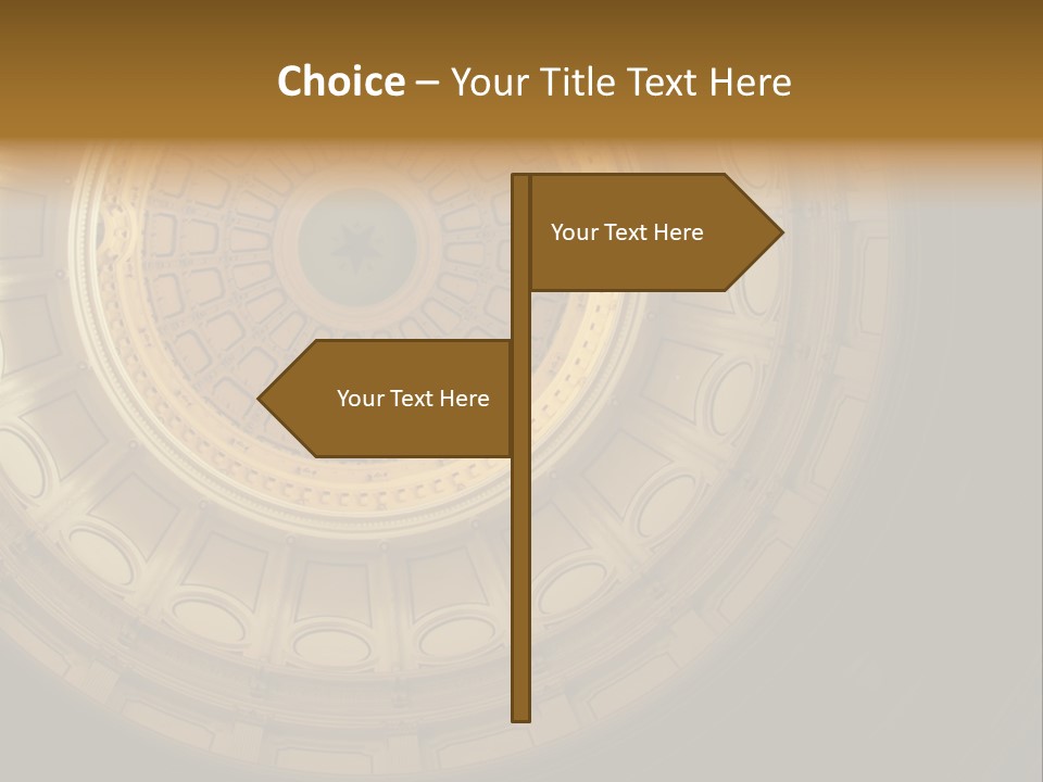 Star Texas Capitol PowerPoint Template