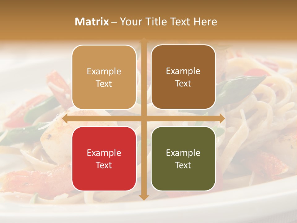 Plate Oregano Freshness PowerPoint Template