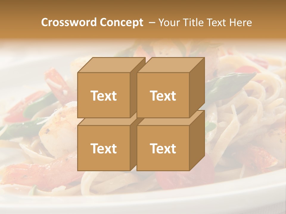 Plate Oregano Freshness PowerPoint Template
