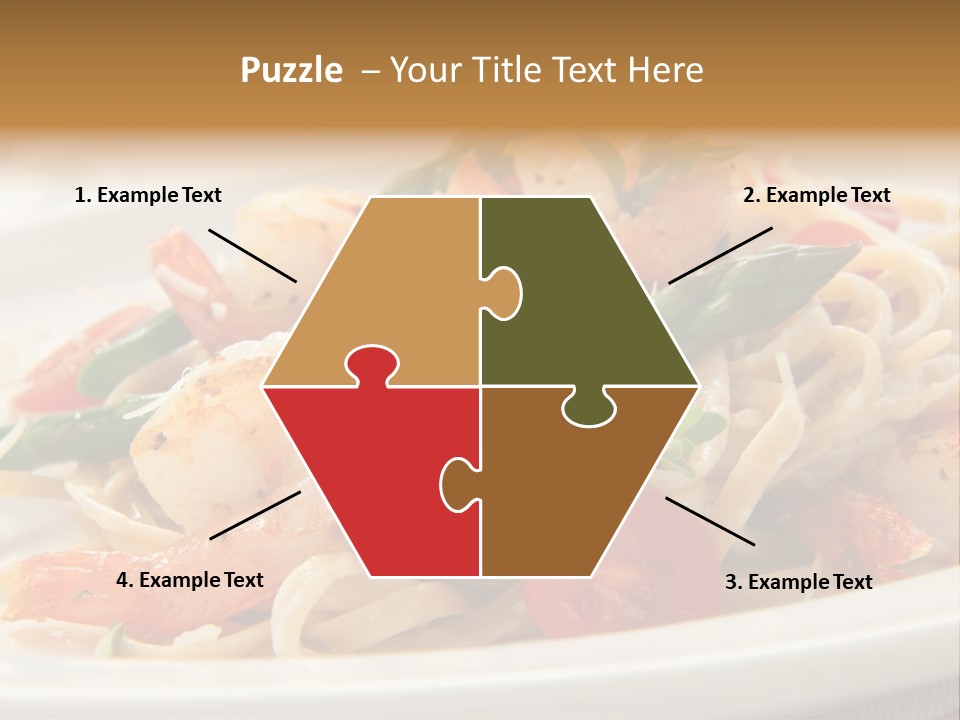 Plate Oregano Freshness PowerPoint Template