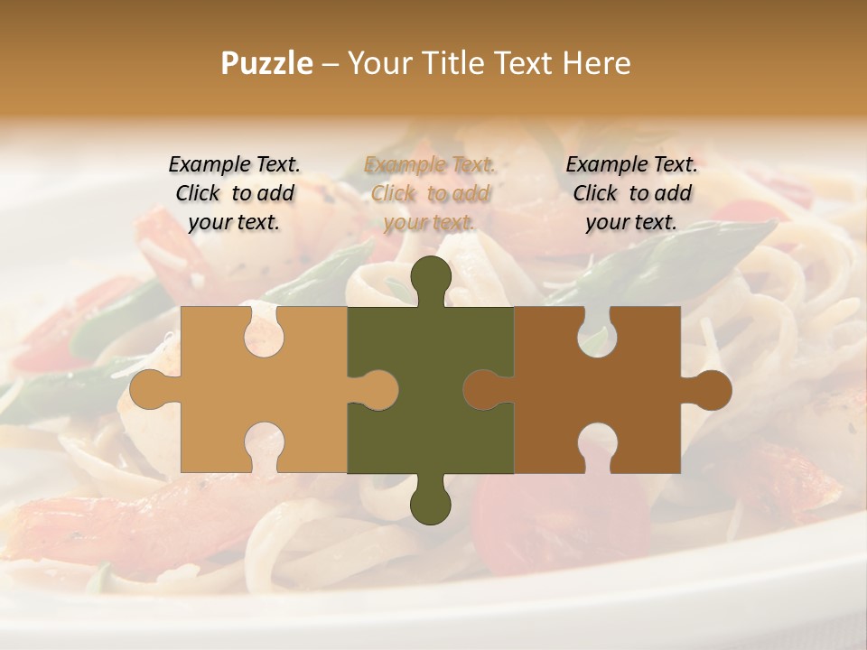 Plate Oregano Freshness PowerPoint Template