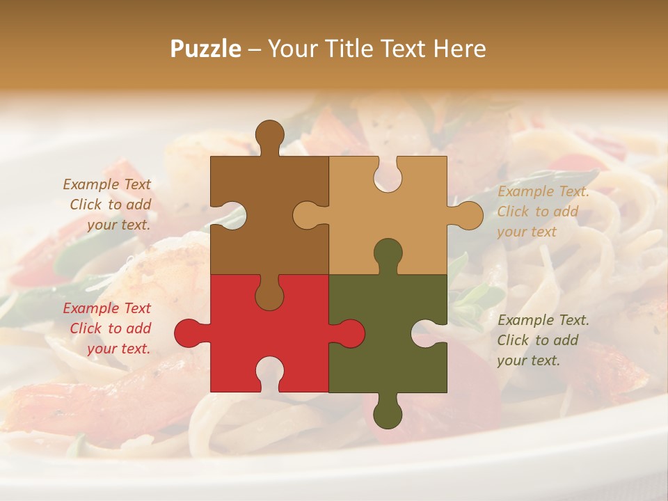 Plate Oregano Freshness PowerPoint Template