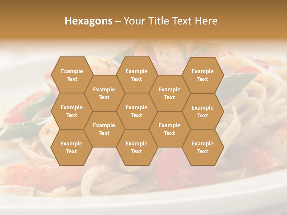 Plate Oregano Freshness PowerPoint Template