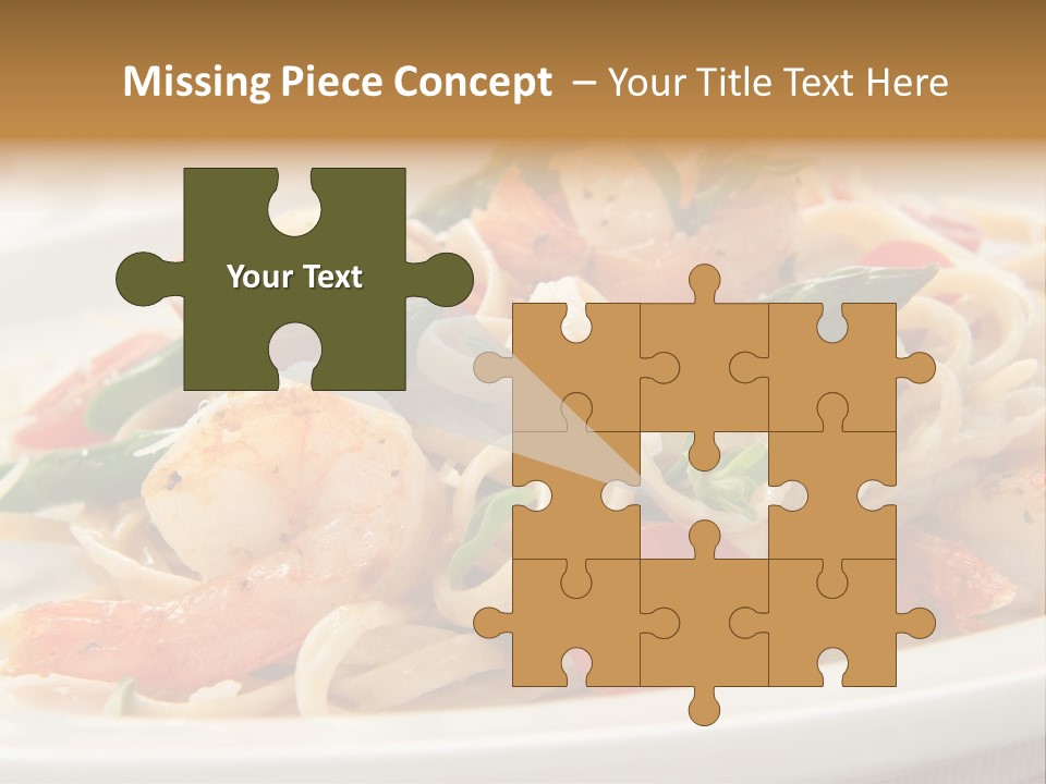 Plate Oregano Freshness PowerPoint Template