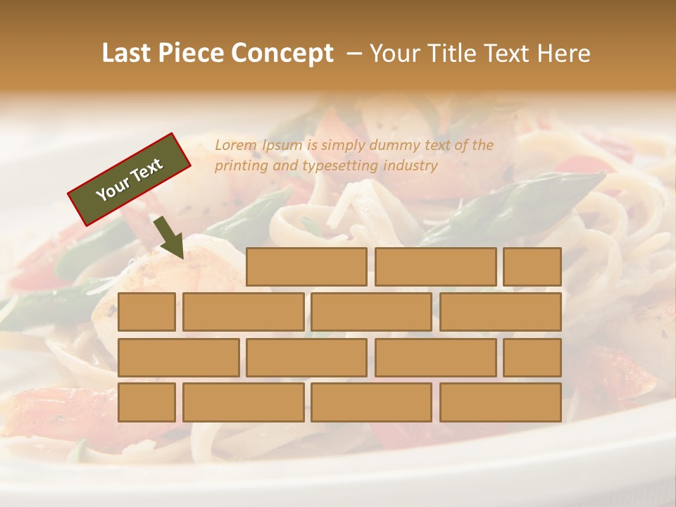 Plate Oregano Freshness PowerPoint Template