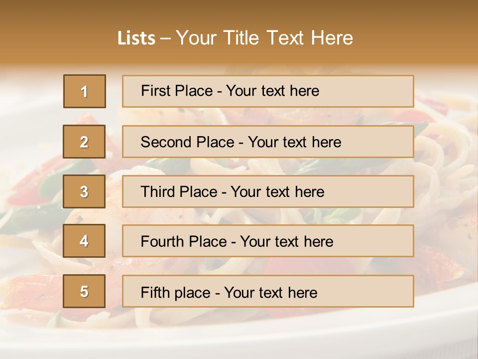 Plate Oregano Freshness PowerPoint Template