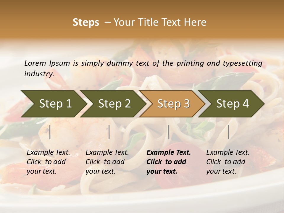 Plate Oregano Freshness PowerPoint Template