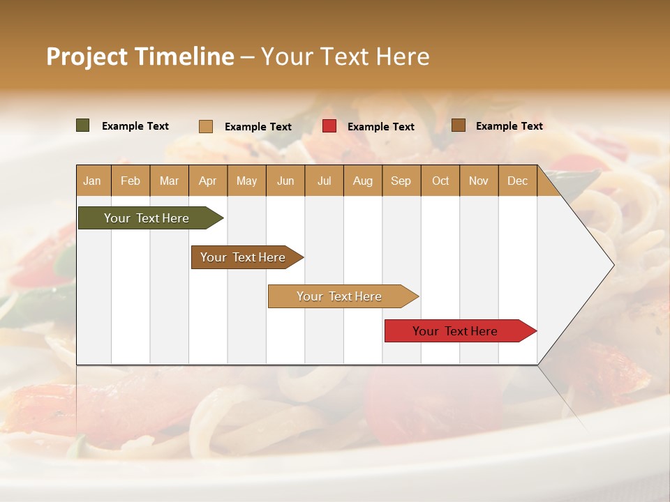 Plate Oregano Freshness PowerPoint Template
