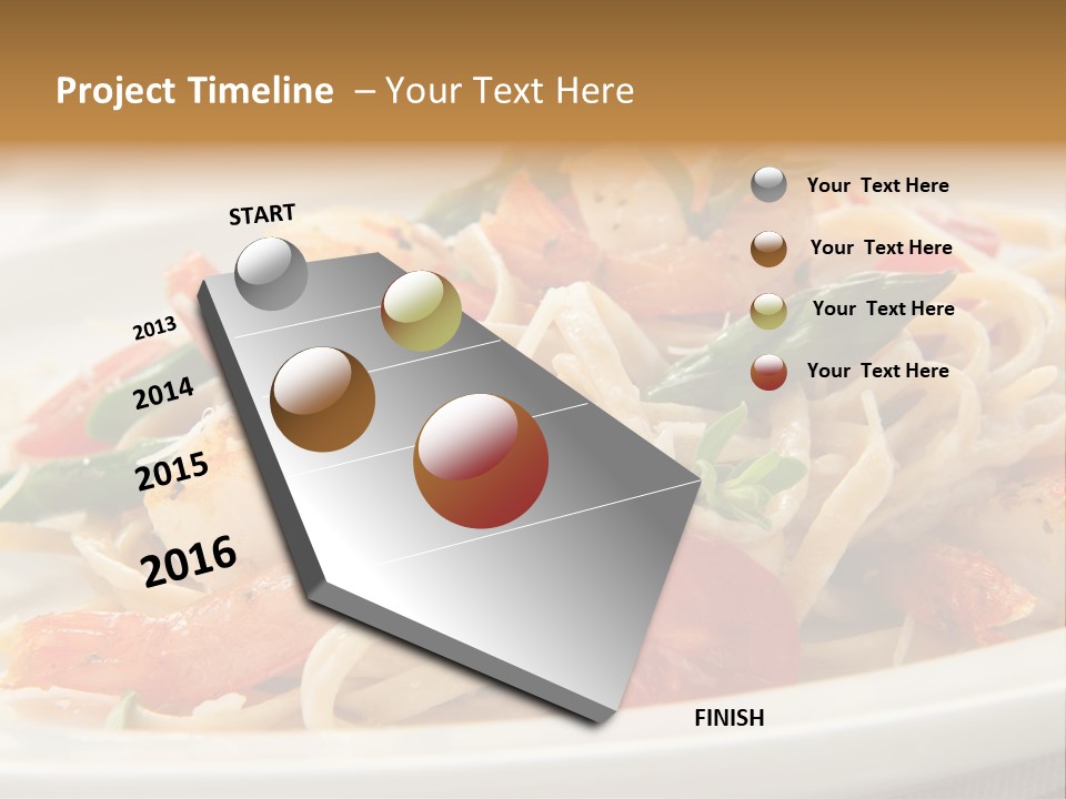 Plate Oregano Freshness PowerPoint Template