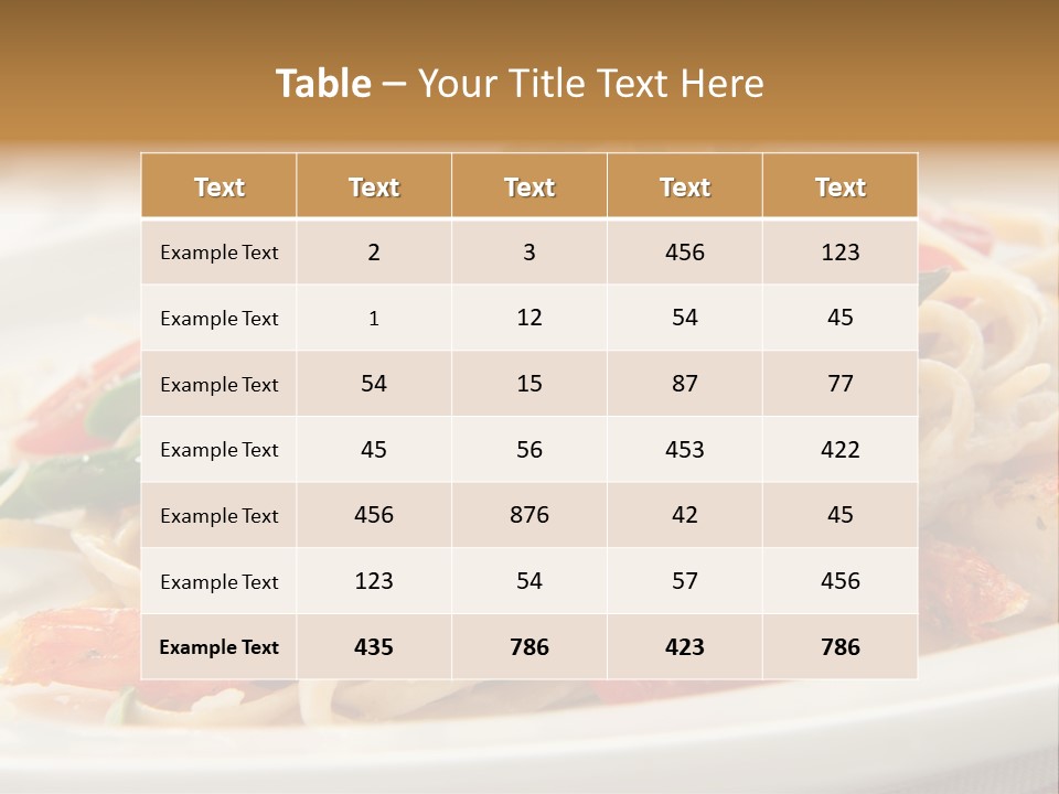 Plate Oregano Freshness PowerPoint Template
