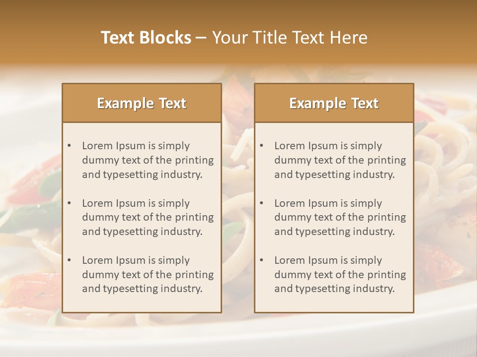 Plate Oregano Freshness PowerPoint Template