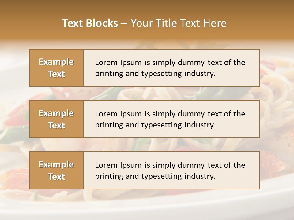 Plate Oregano Freshness PowerPoint Template