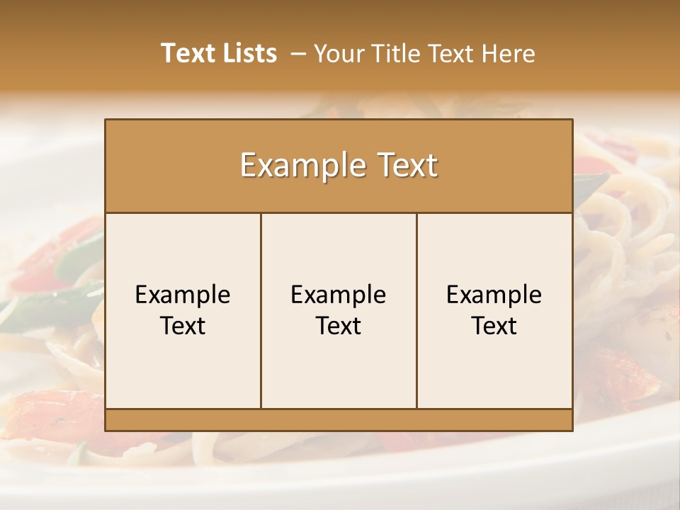 Plate Oregano Freshness PowerPoint Template