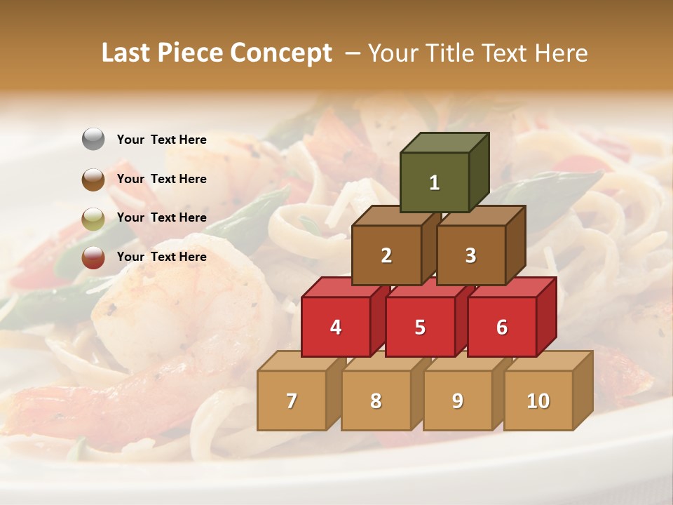 Plate Oregano Freshness PowerPoint Template