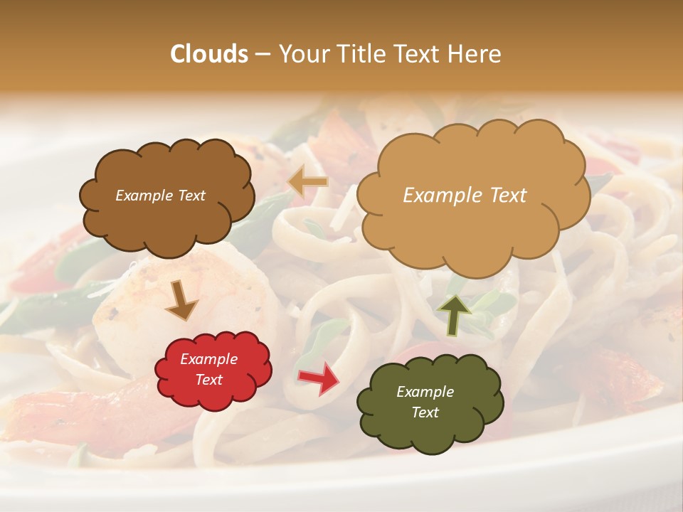 Plate Oregano Freshness PowerPoint Template