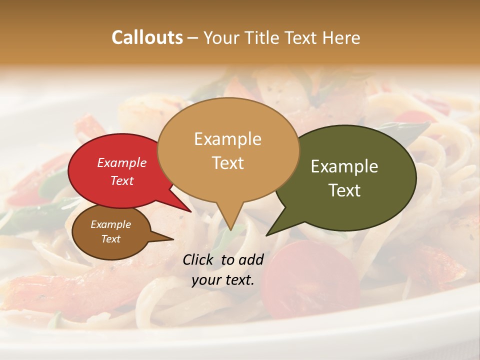 Plate Oregano Freshness PowerPoint Template
