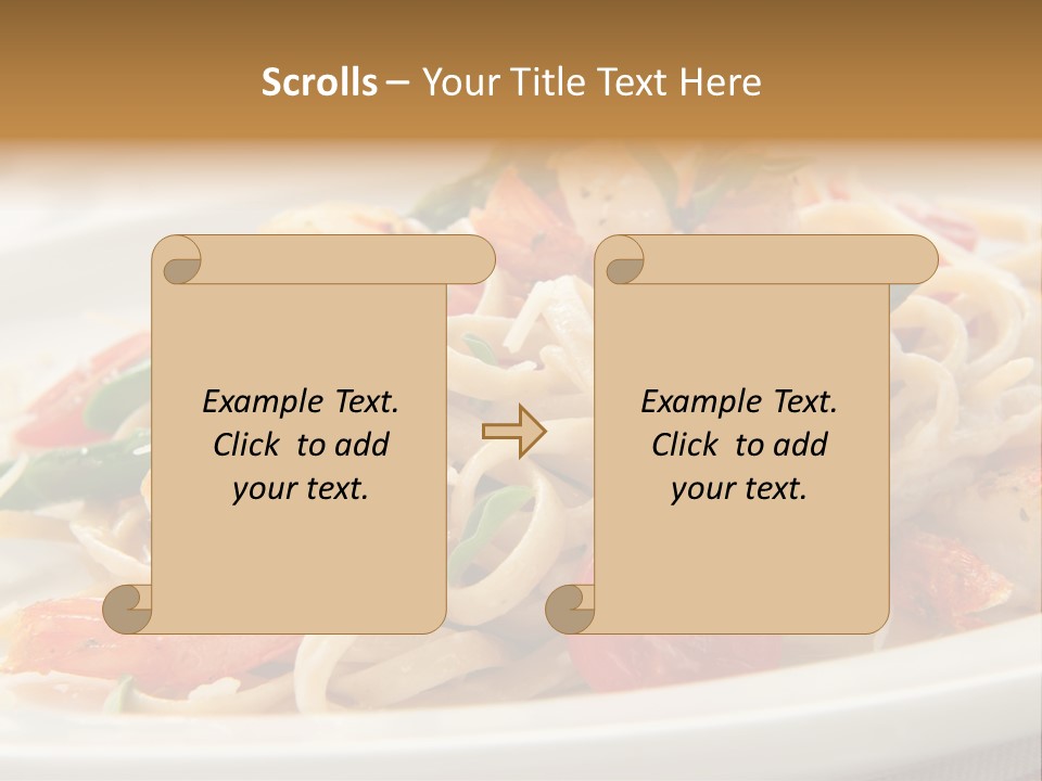 Plate Oregano Freshness PowerPoint Template