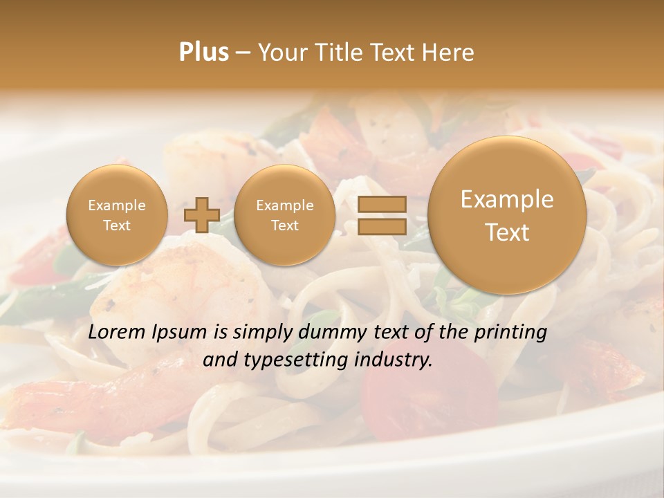 Plate Oregano Freshness PowerPoint Template