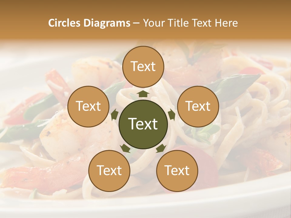 Plate Oregano Freshness PowerPoint Template