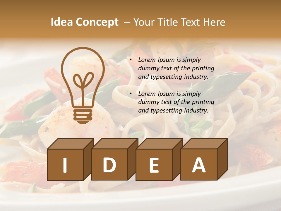 Plate Oregano Freshness PowerPoint Template