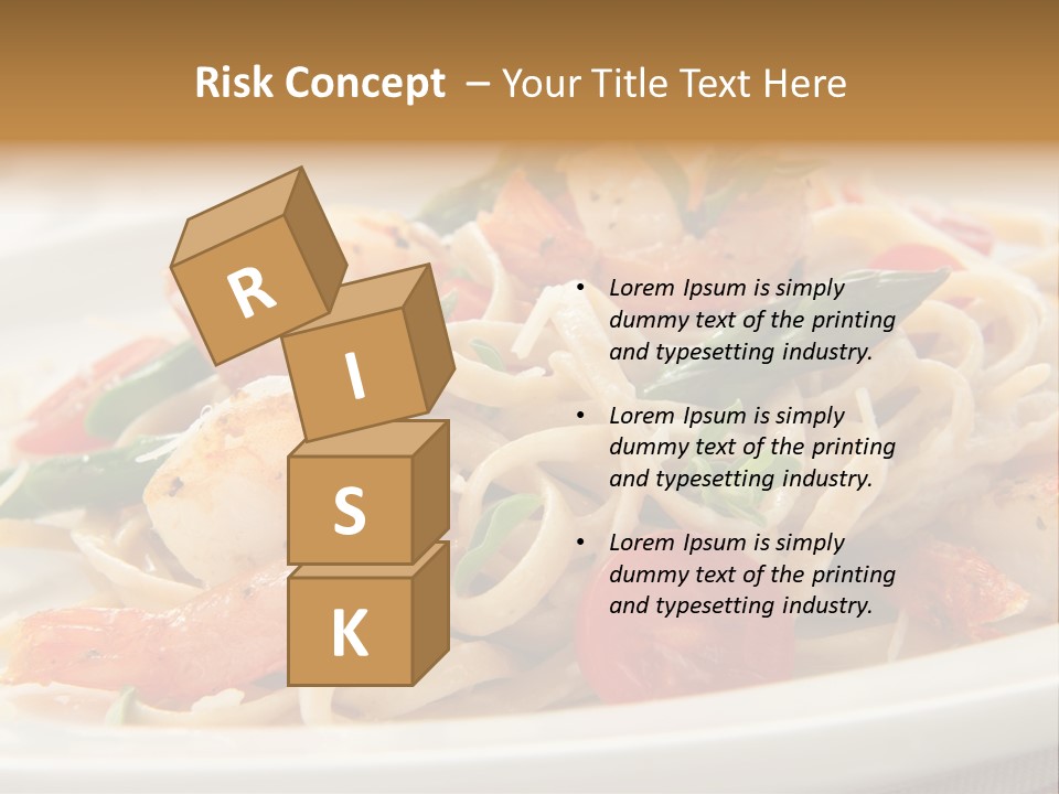 Plate Oregano Freshness PowerPoint Template