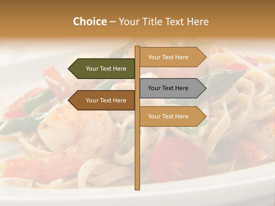 Plate Oregano Freshness PowerPoint Template