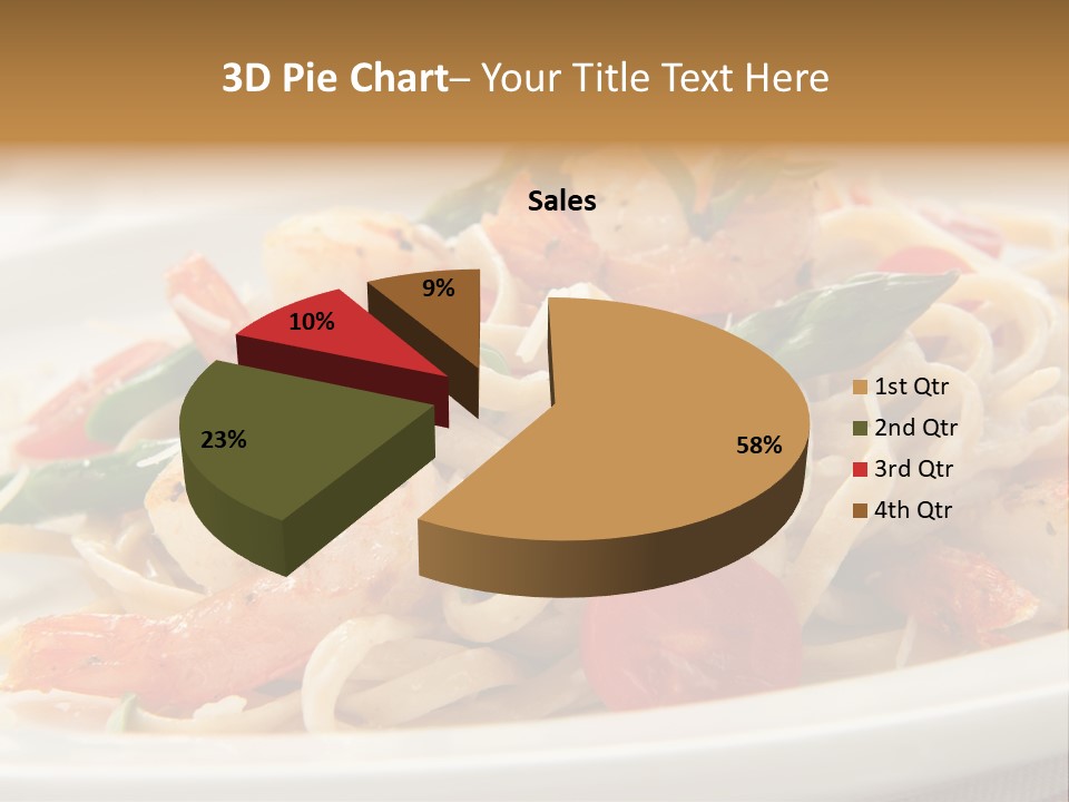 Plate Oregano Freshness PowerPoint Template