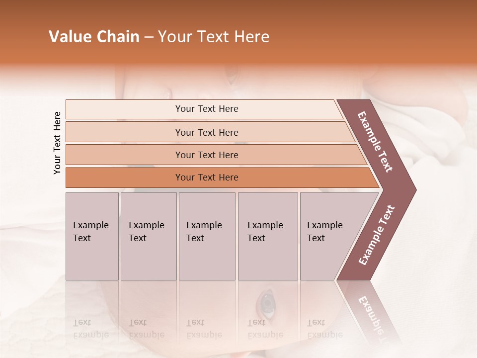 A Couple Of Babies Laying On Top Of Each Other PowerPoint Template