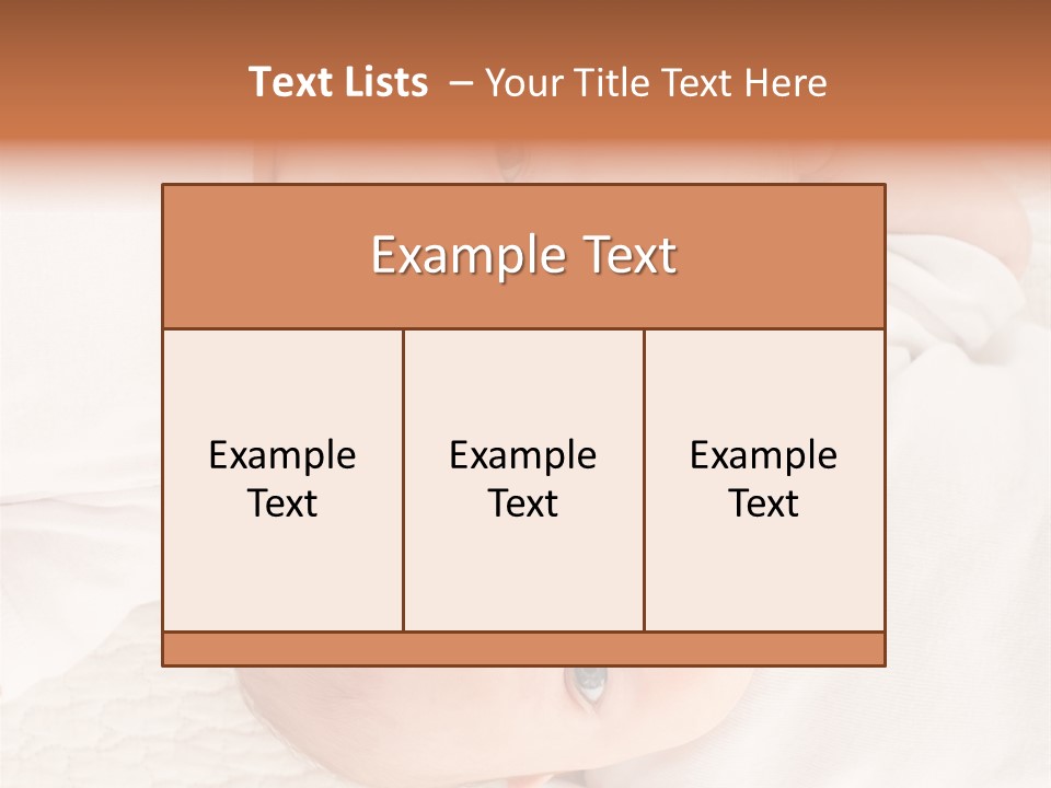A Couple Of Babies Laying On Top Of Each Other PowerPoint Template