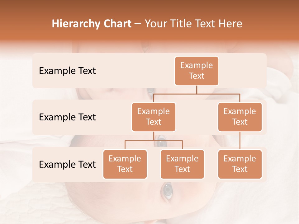 A Couple Of Babies Laying On Top Of Each Other PowerPoint Template