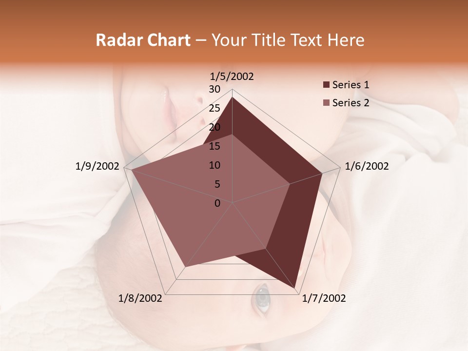 A Couple Of Babies Laying On Top Of Each Other PowerPoint Template