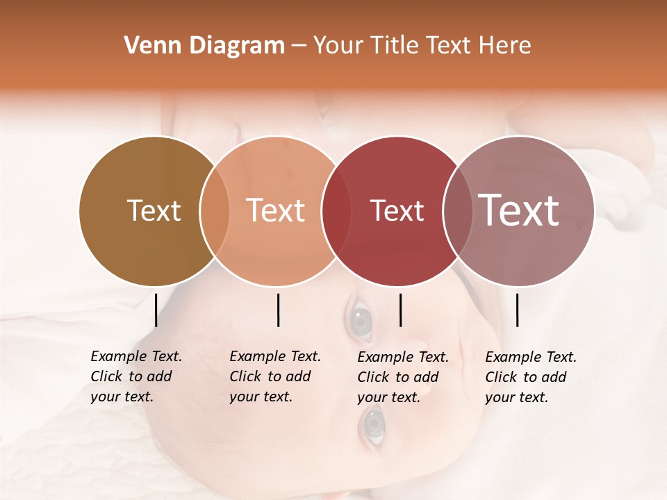 A Couple Of Babies Laying On Top Of Each Other PowerPoint Template