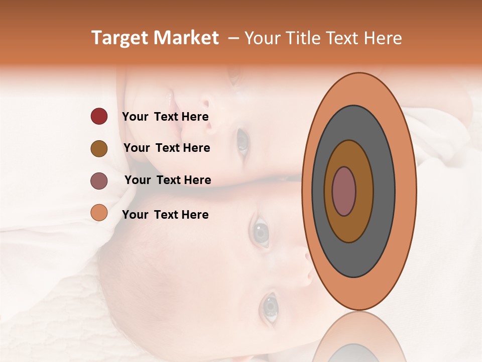 A Couple Of Babies Laying On Top Of Each Other PowerPoint Template