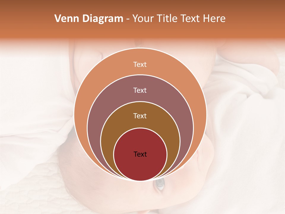 A Couple Of Babies Laying On Top Of Each Other PowerPoint Template