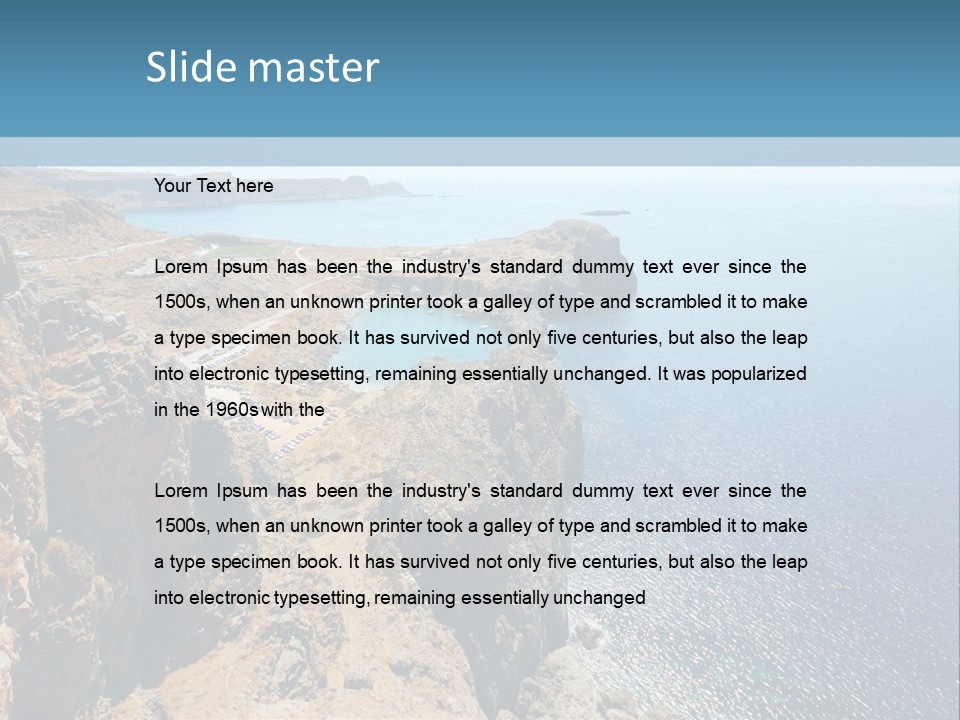 Ring Scenic Fall PowerPoint Template