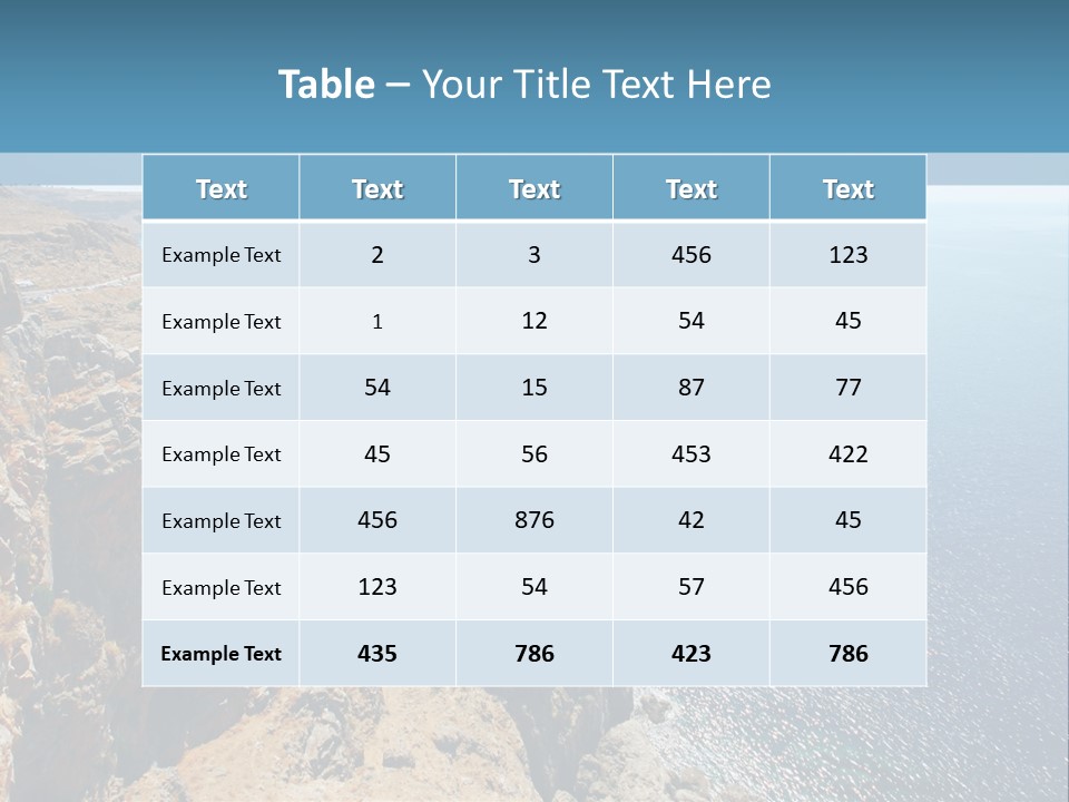 Ring Scenic Fall PowerPoint Template