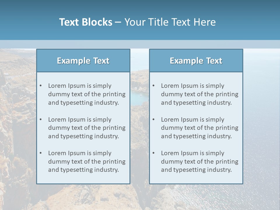 Ring Scenic Fall PowerPoint Template