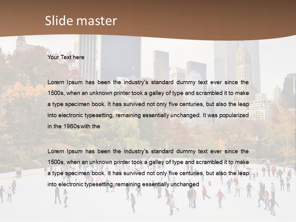 Ring Scenic Fall PowerPoint Template