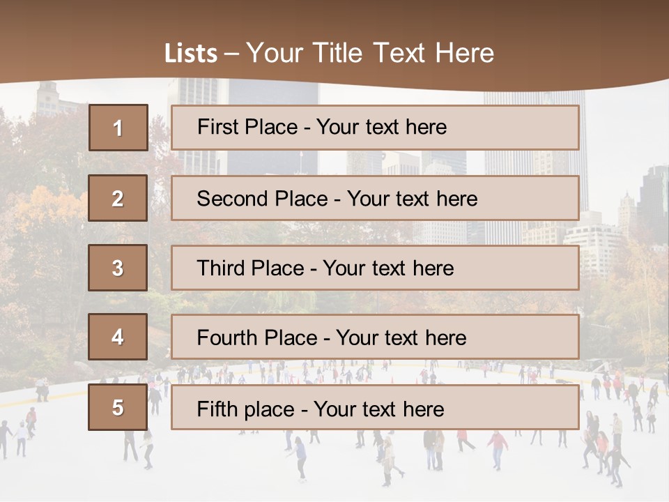 Ring Scenic Fall PowerPoint Template