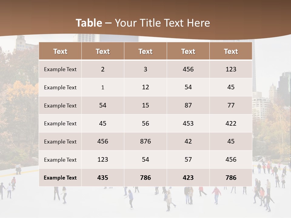 Ring Scenic Fall PowerPoint Template