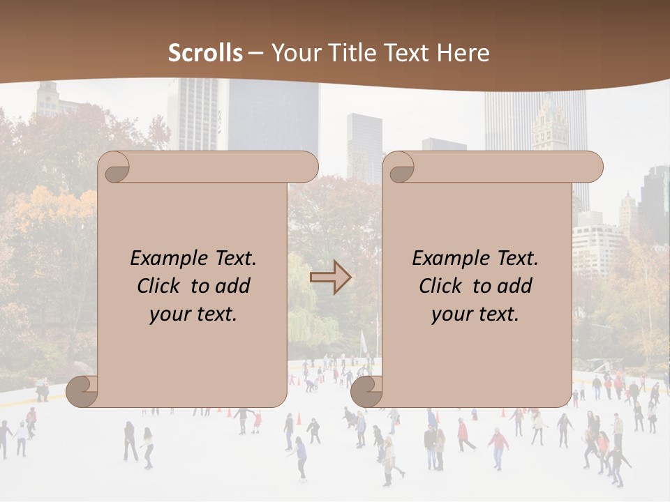 Ring Scenic Fall PowerPoint Template