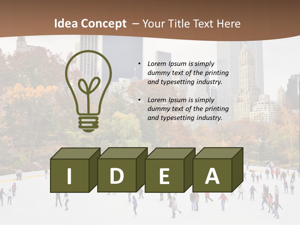 Ring Scenic Fall PowerPoint Template