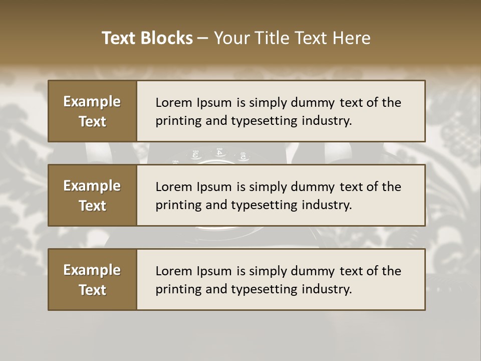 An Old Fashioned Telephone Sitting On A Table PowerPoint Template