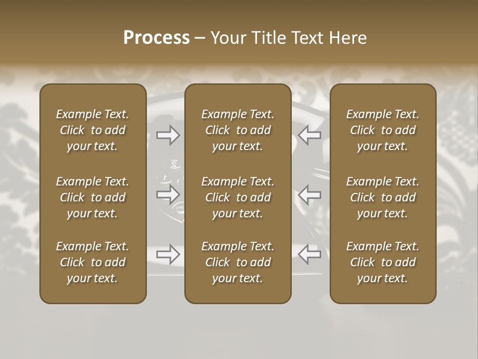 An Old Fashioned Telephone Sitting On A Table PowerPoint Template